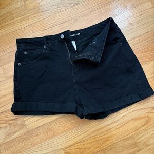 No Boundaries Black Jean Shorts